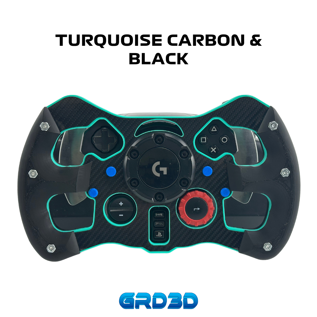 F1 Open Wheel Mod for Logitech G29 & G923 Turquoise Version