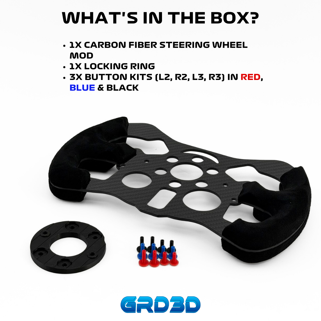 F1 Open Wheel Carbon Fiber Mod for Logitech G29 & G923