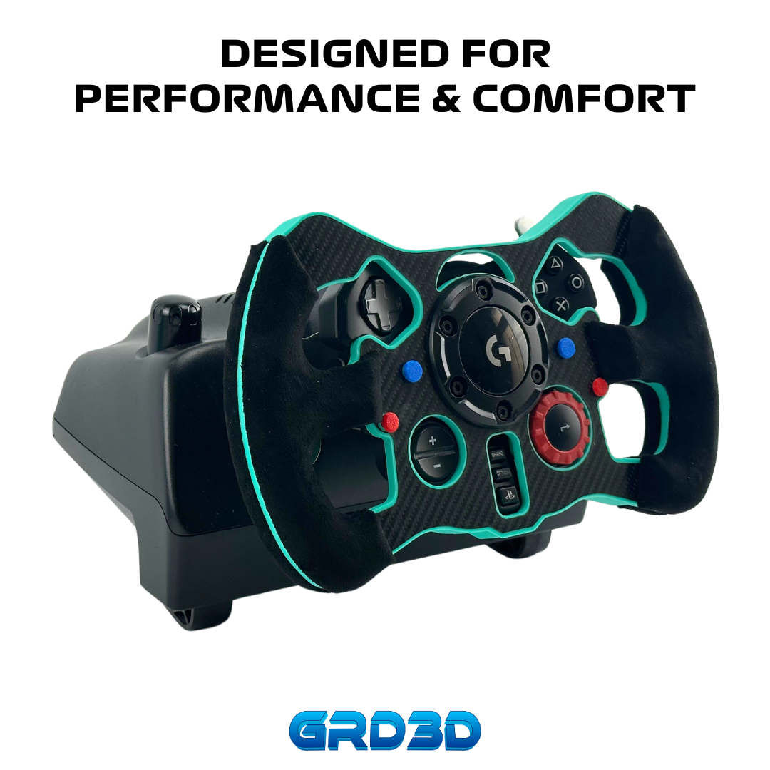 F1 Open Wheel Mod for Logitech G29 & G923 Turquoise Version