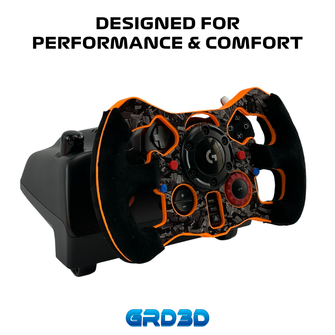 F1 Open Wheel Mod for Logitech G29 & G923 Orange Version