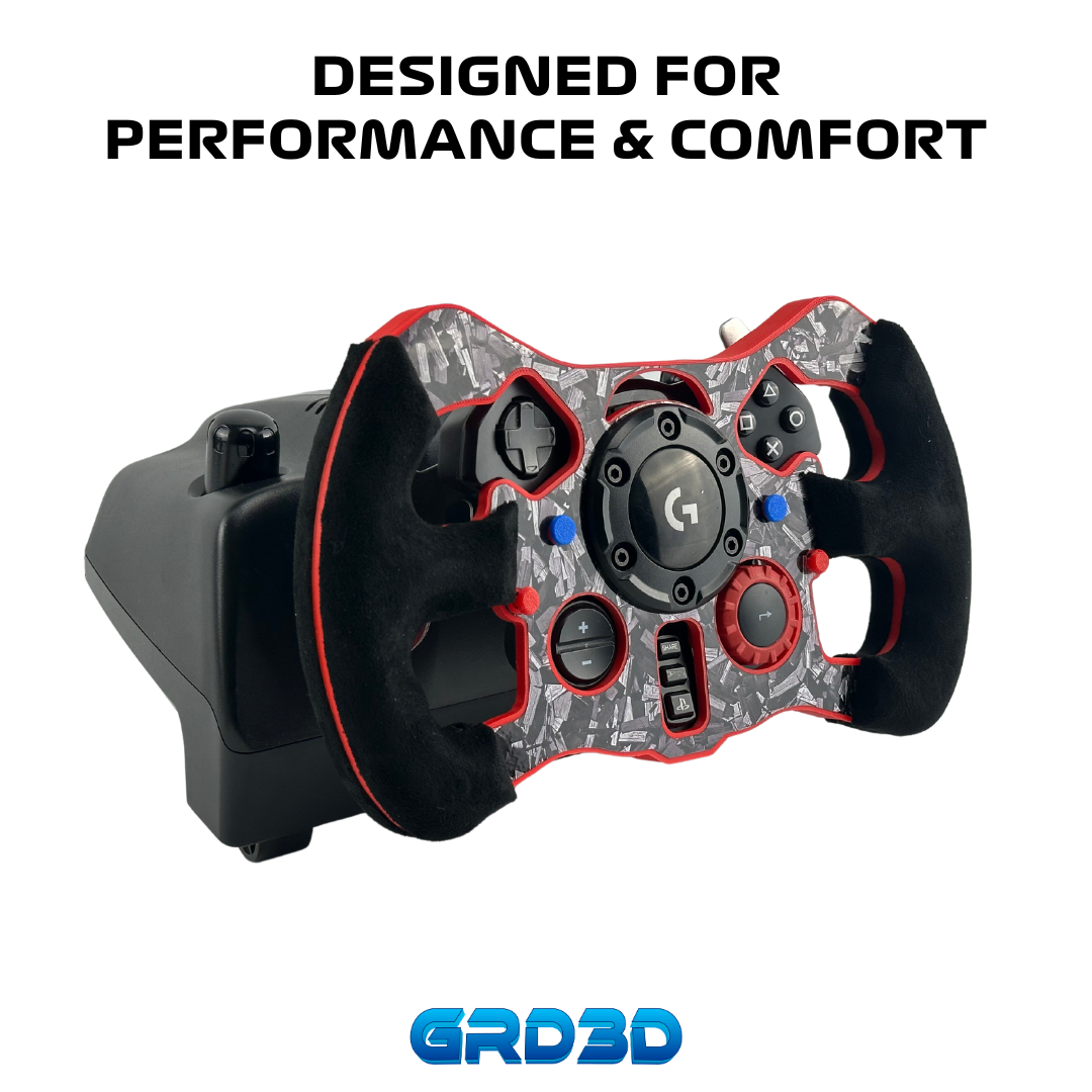 F1 Open Wheel Mod for Logitech G29 & G923 Red Version