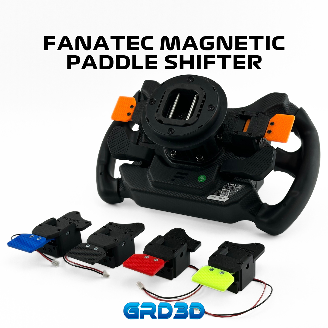 Magnetic Paddle Shifters for Fanatec McLaren GT3 (V1 & V2) – QR1/QR2/QR2 Lite Compatible