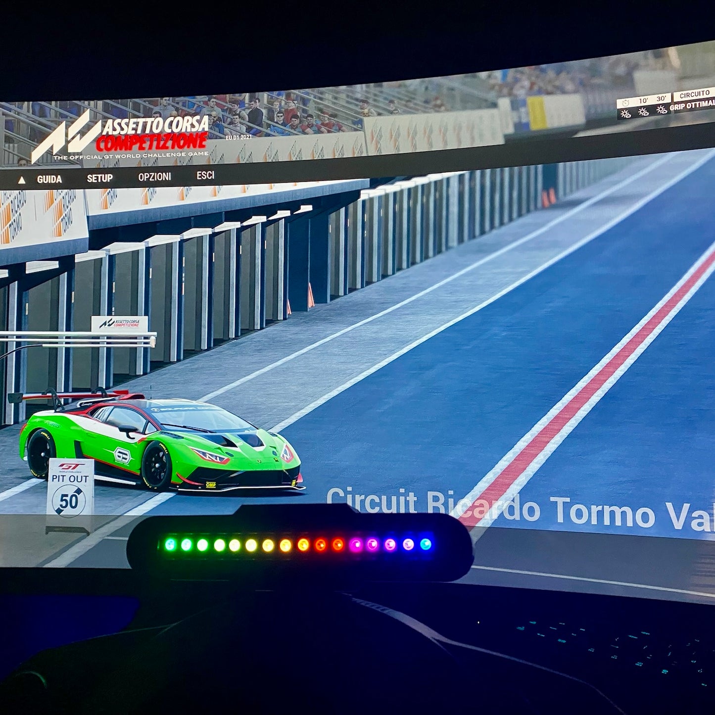 Indicateur de régime Led RevLight Sim Racing