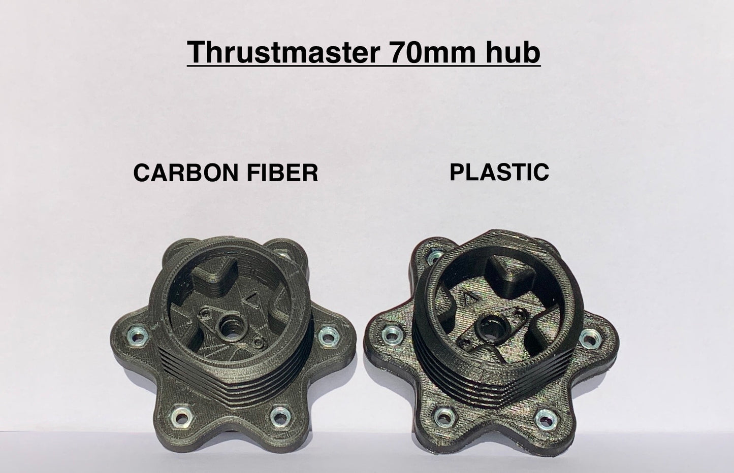 Thrustmaster T300/T500/TX/TS-PC/t-gt/ts-xw/t-gt2 Kit de adaptador de buje de 70 mm