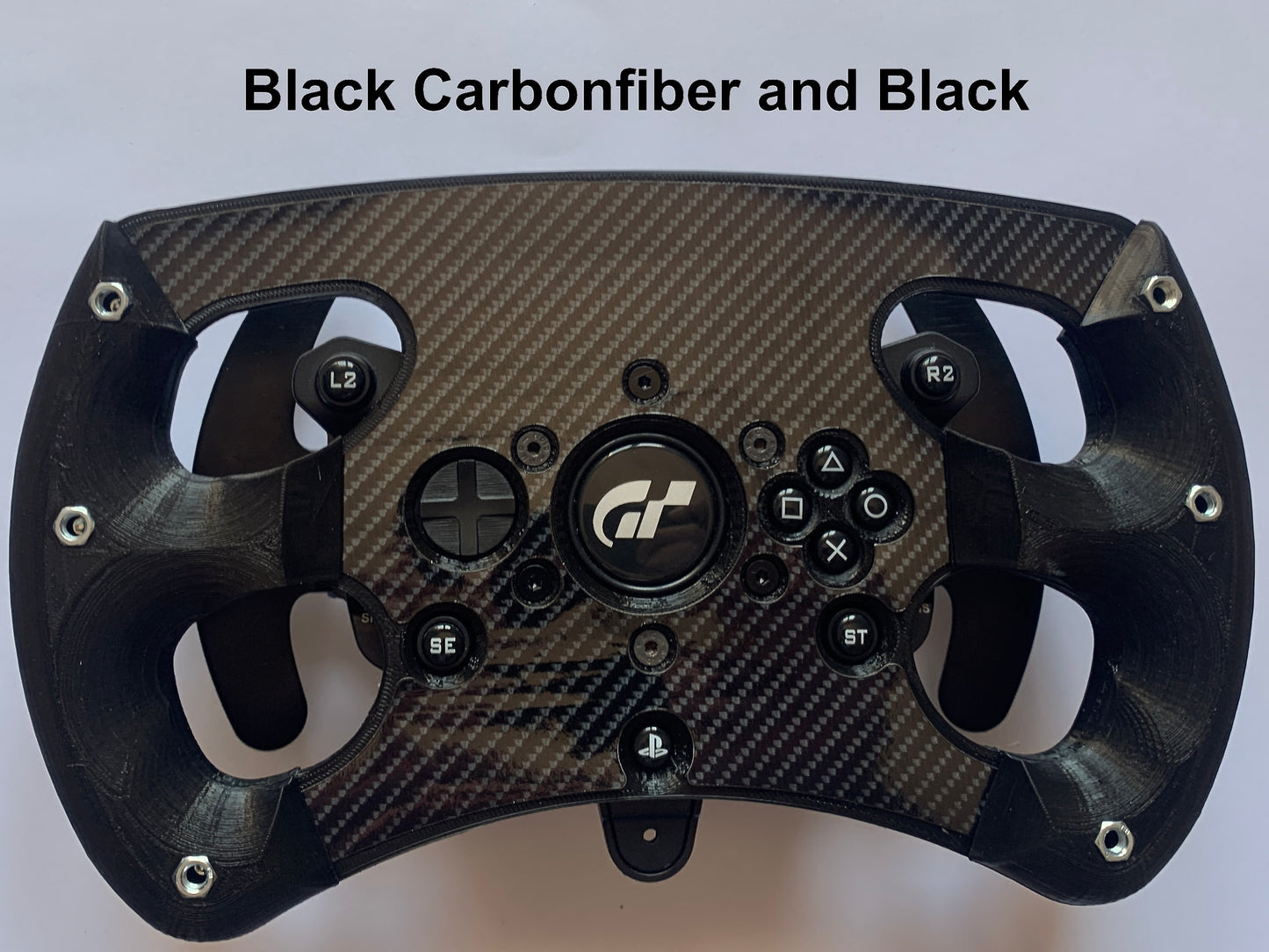 Mod de rueda abierta GT versión negra para Thrustmaster T300