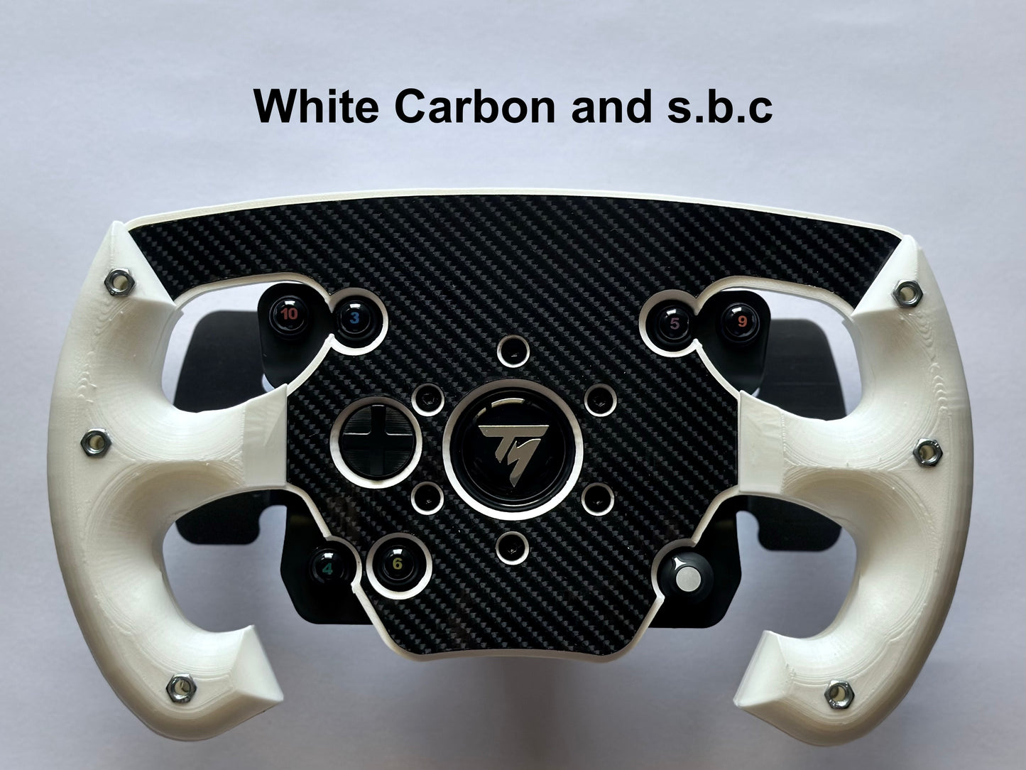 Mod de rueda abierta F1 versión blanca para ruedas Thrustmaster 599XX/Tm