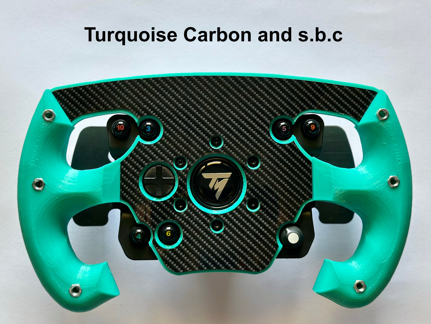 Mod de rueda abierta F1 versión turquesa para ruedas Thrustmaster 599XX/Tm
