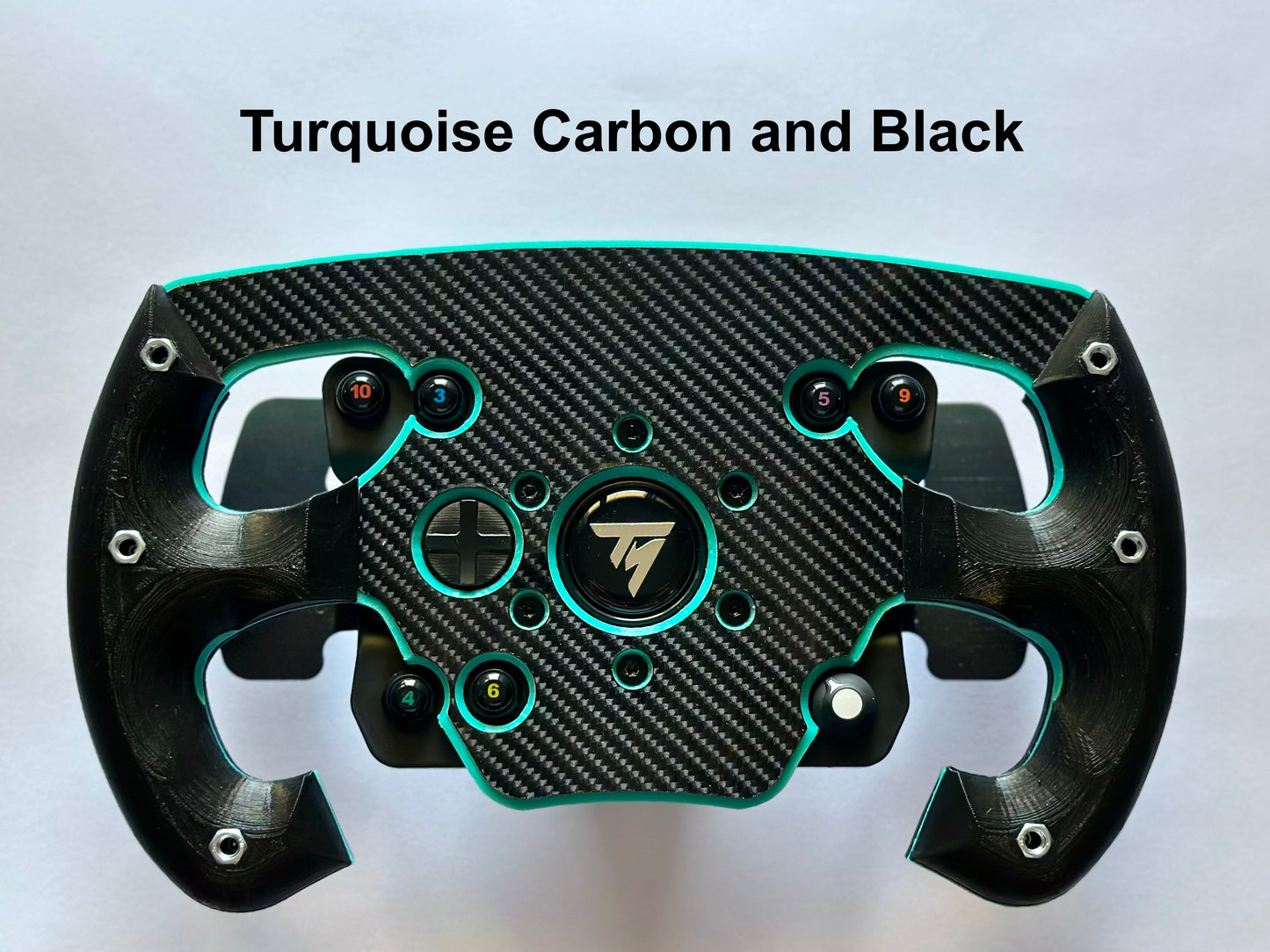 Mod de rueda abierta F1 versión turquesa para ruedas Thrustmaster 599XX/Tm