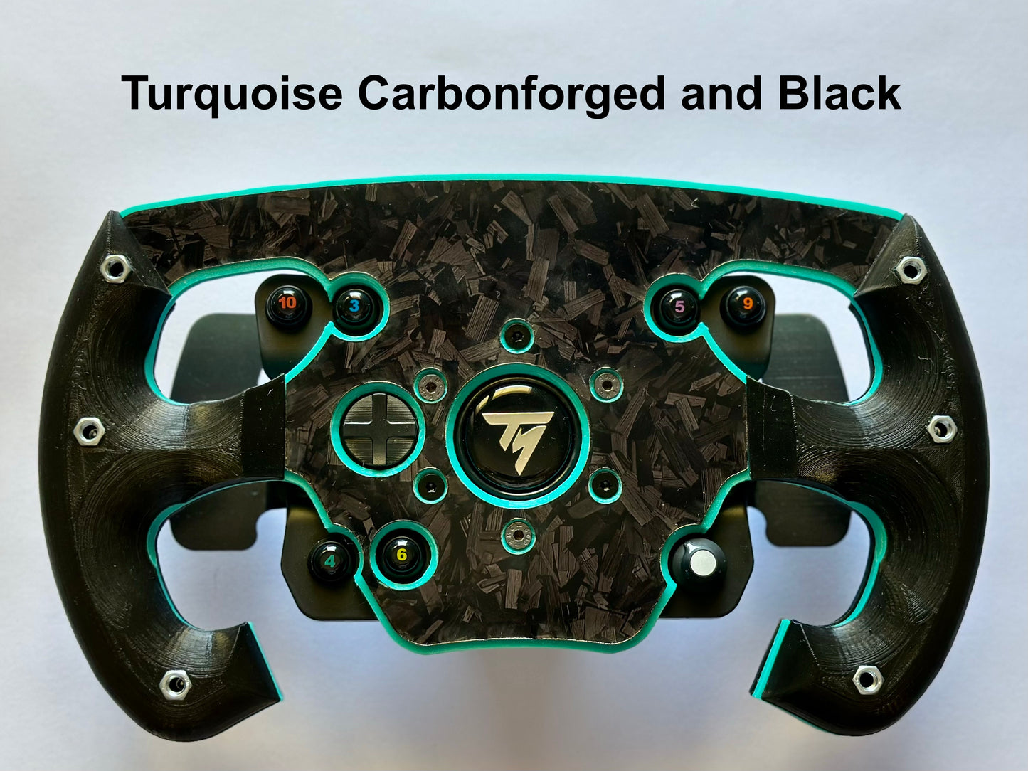 Mod de rueda abierta F1 versión turquesa para ruedas Thrustmaster 599XX/Tm