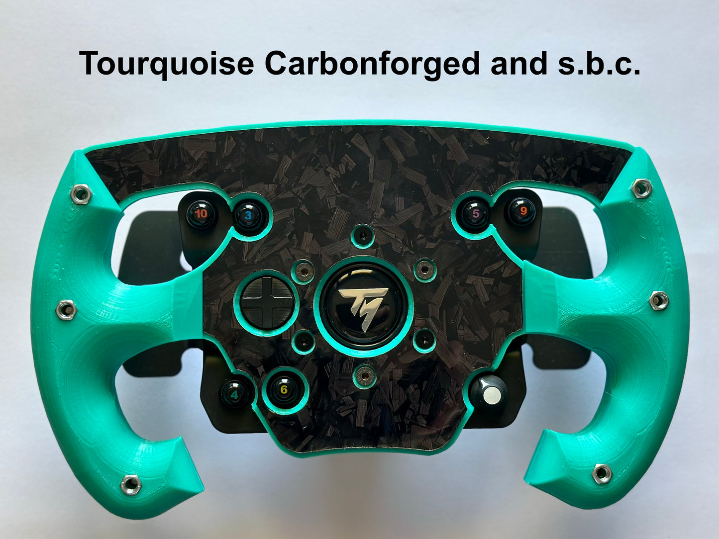 Mod de rueda abierta F1 versión turquesa para ruedas Thrustmaster 599XX/Tm