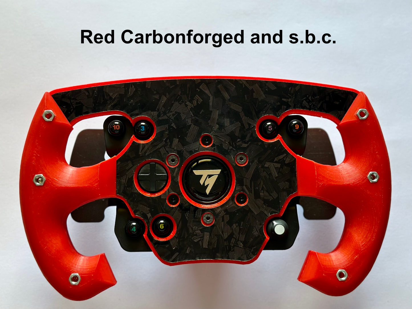 Mod de rueda abierta F1 versión roja para ruedas Thrustmaster 599XX/Tm
