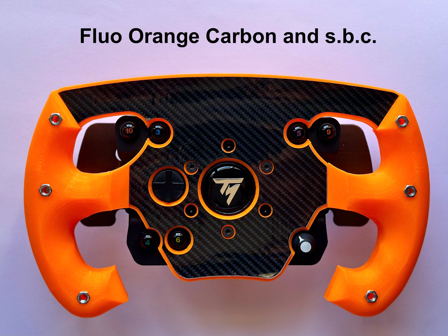 Mod de rueda abierta F1 versión naranja fluo para ruedas Thrustmaster 599/Tm