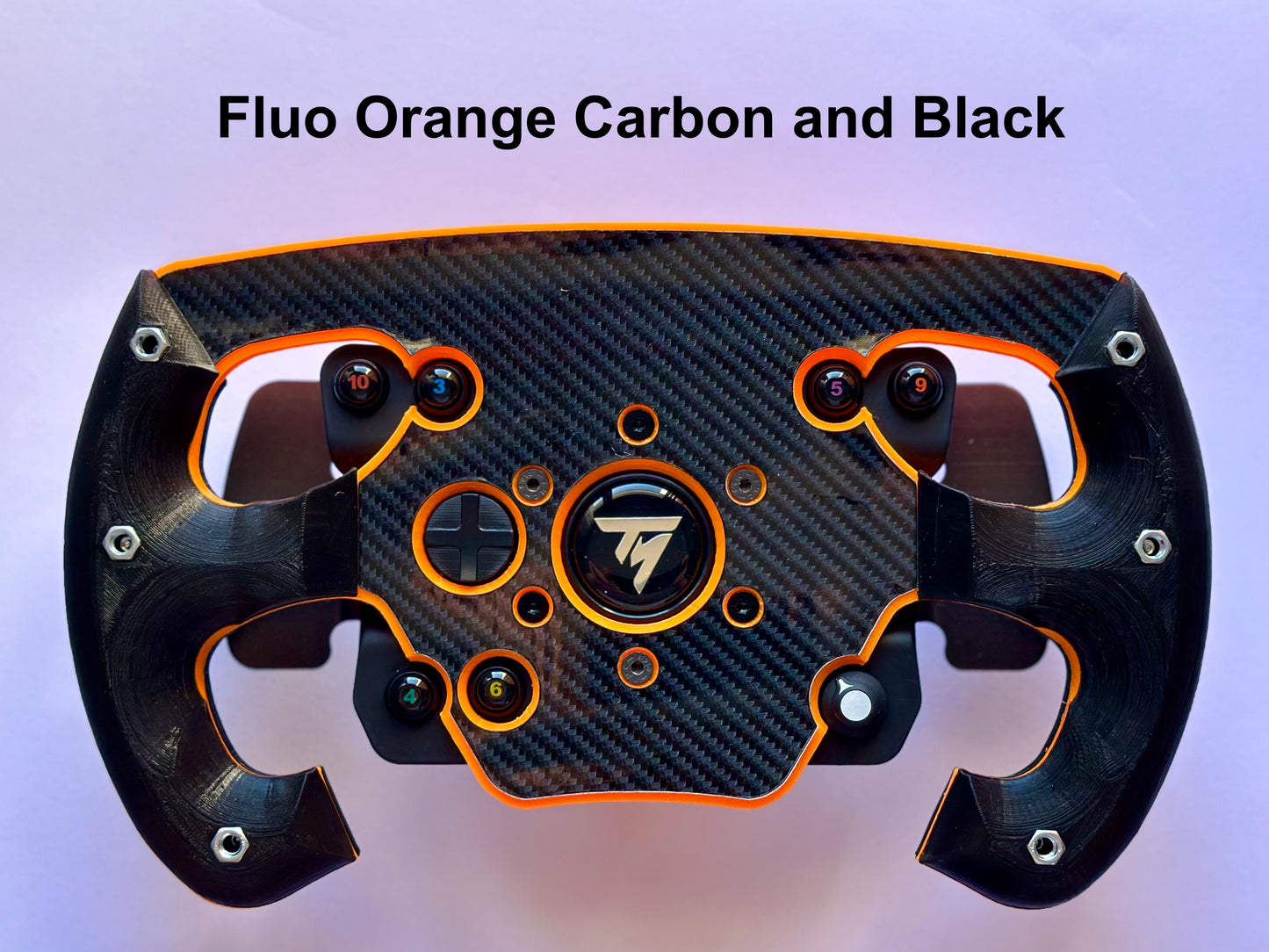 Mod de rueda abierta F1 versión naranja fluo para ruedas Thrustmaster 599/Tm