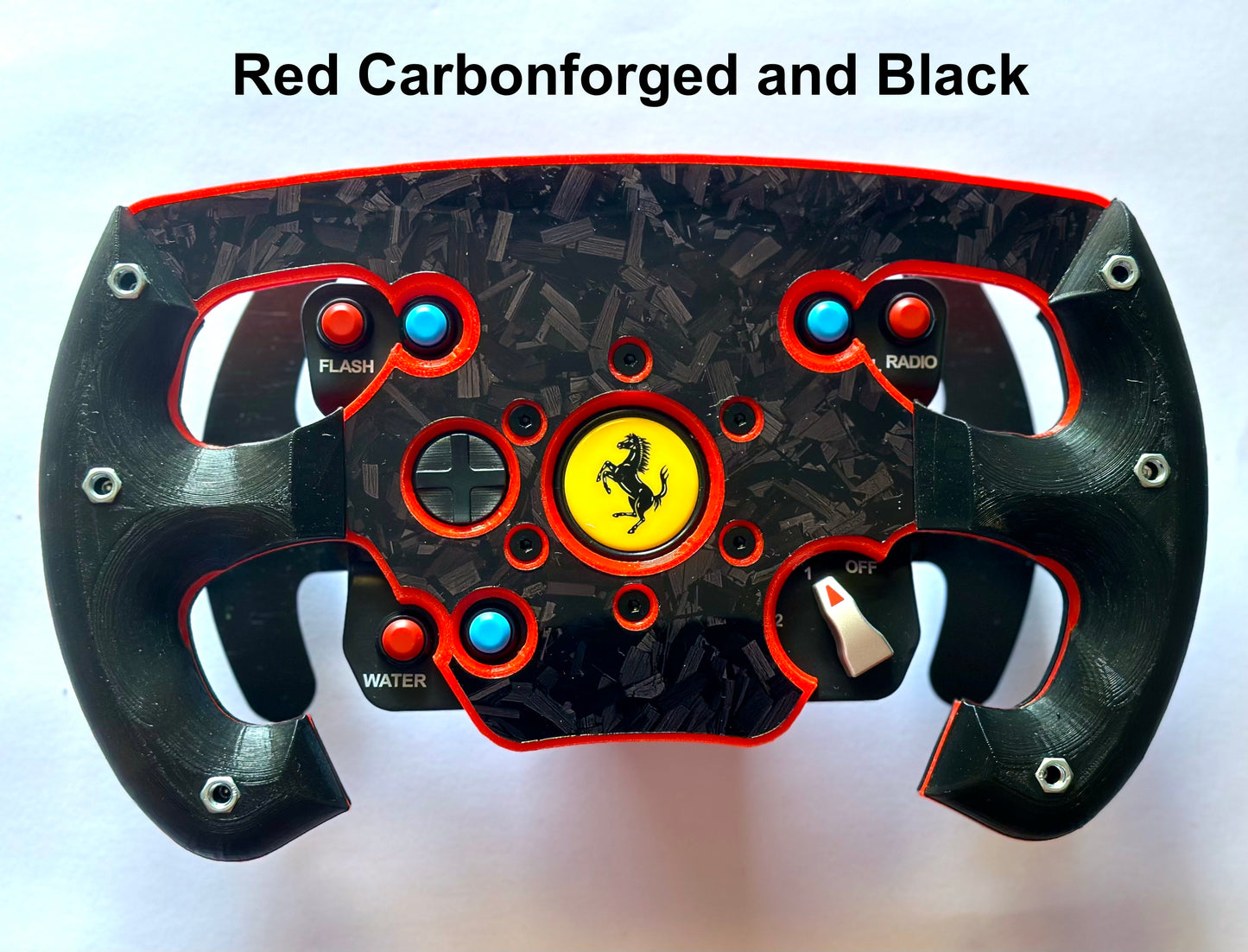 Mod de roue ouverte F1 version rouge pour Thrustmaster GTE