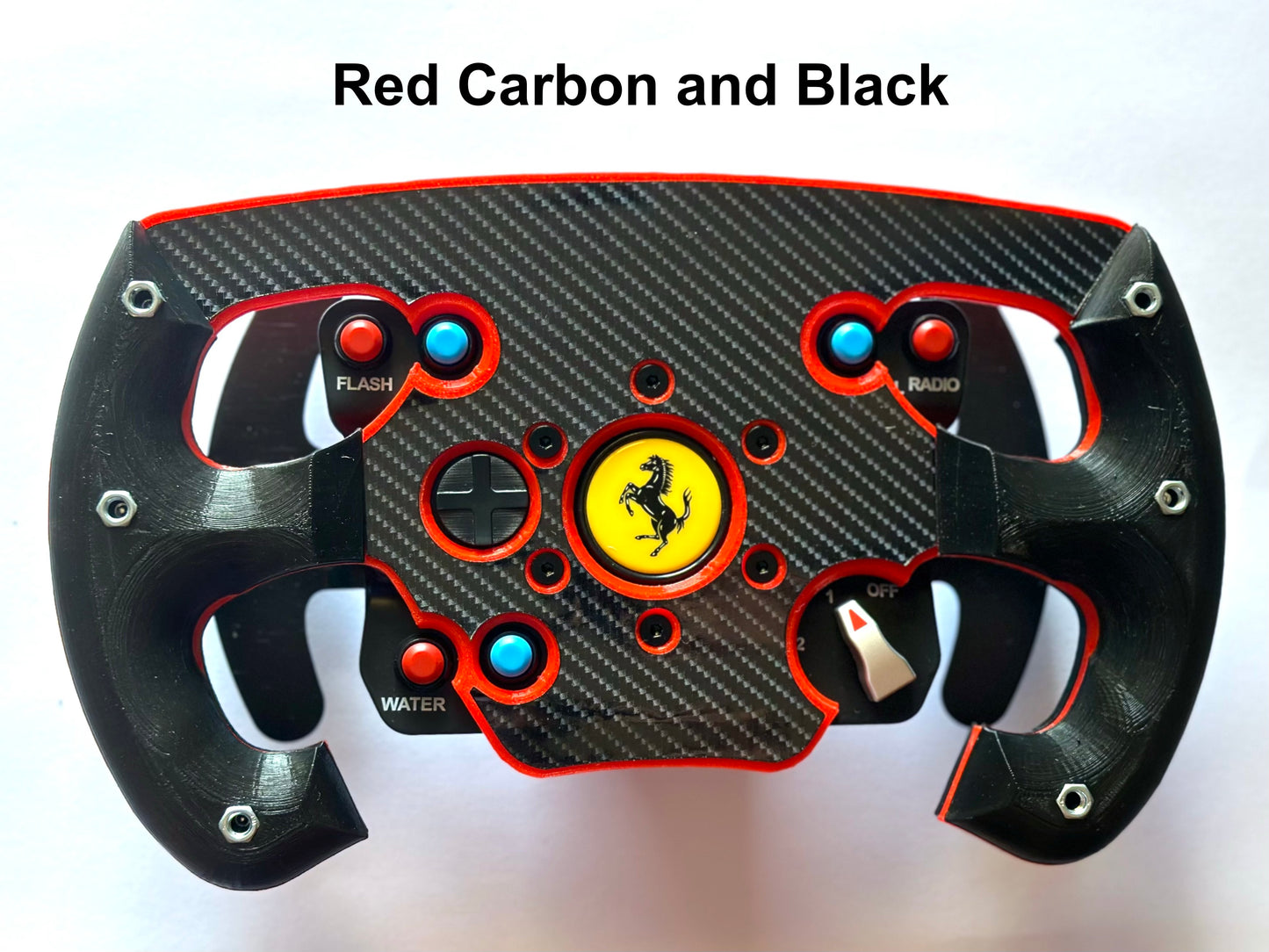Mod de roue ouverte F1 version rouge pour Thrustmaster GTE