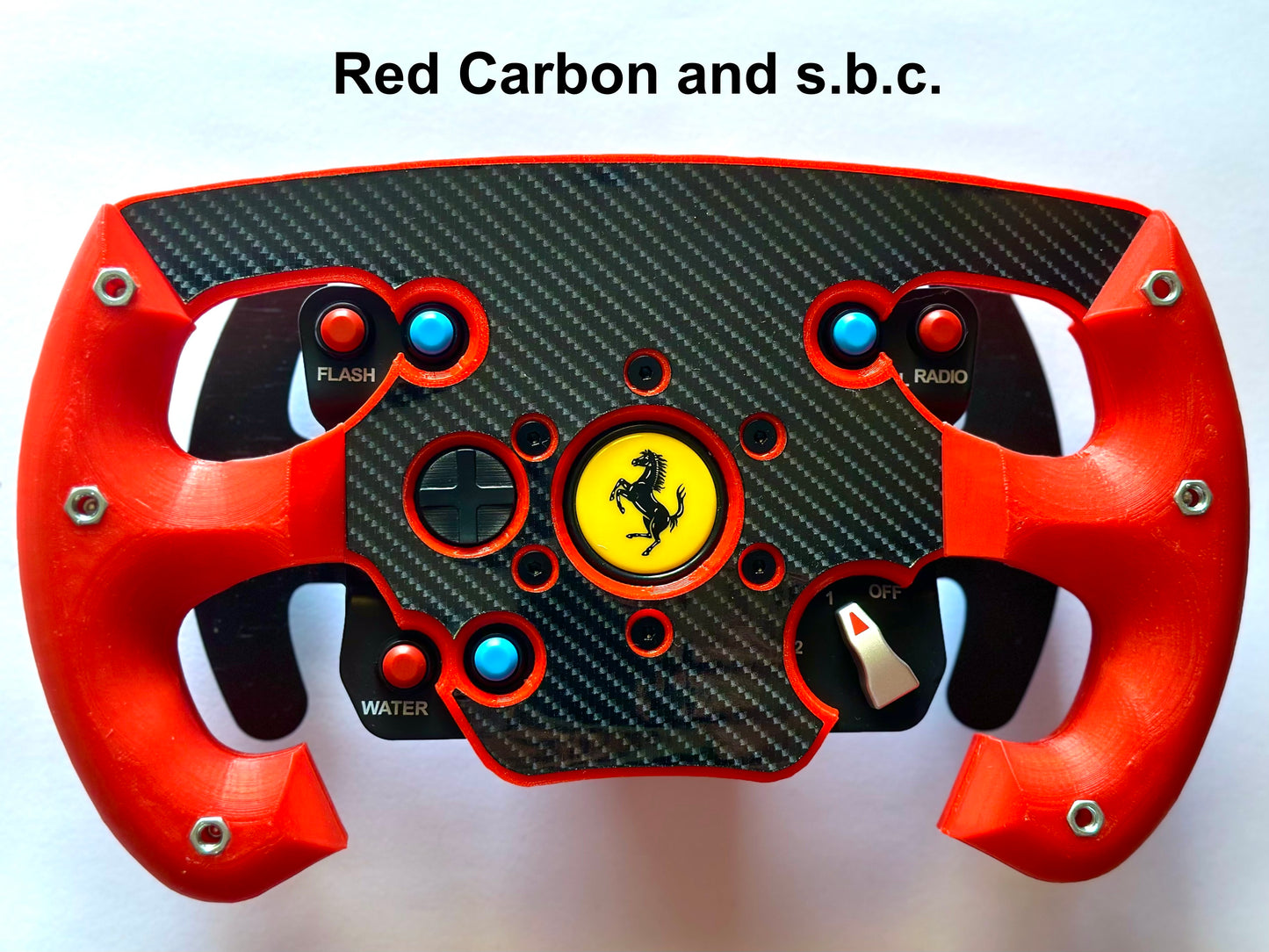 Mod de roue ouverte F1 version rouge pour Thrustmaster GTE