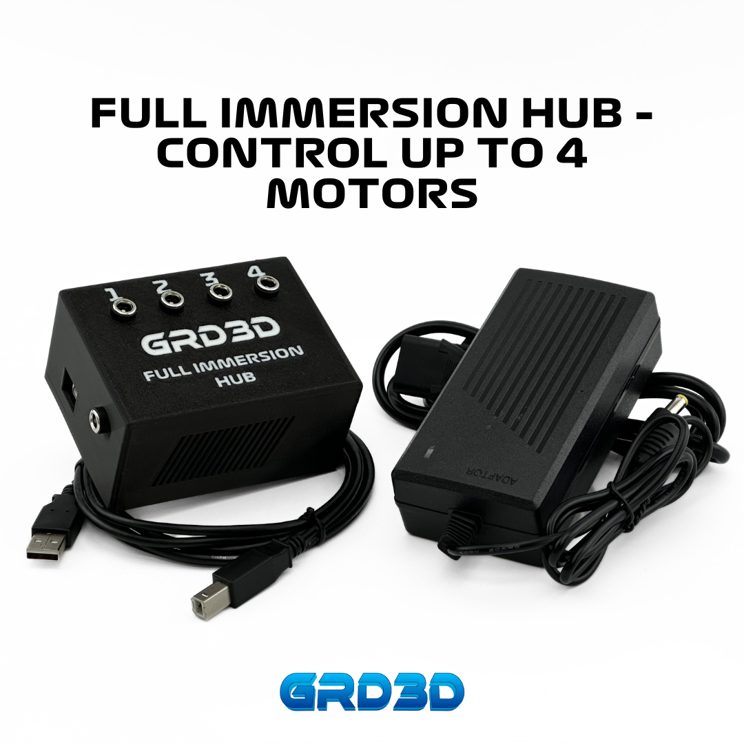 Full Immersion Hub – Modular Rumble System Controller for Sim Racing