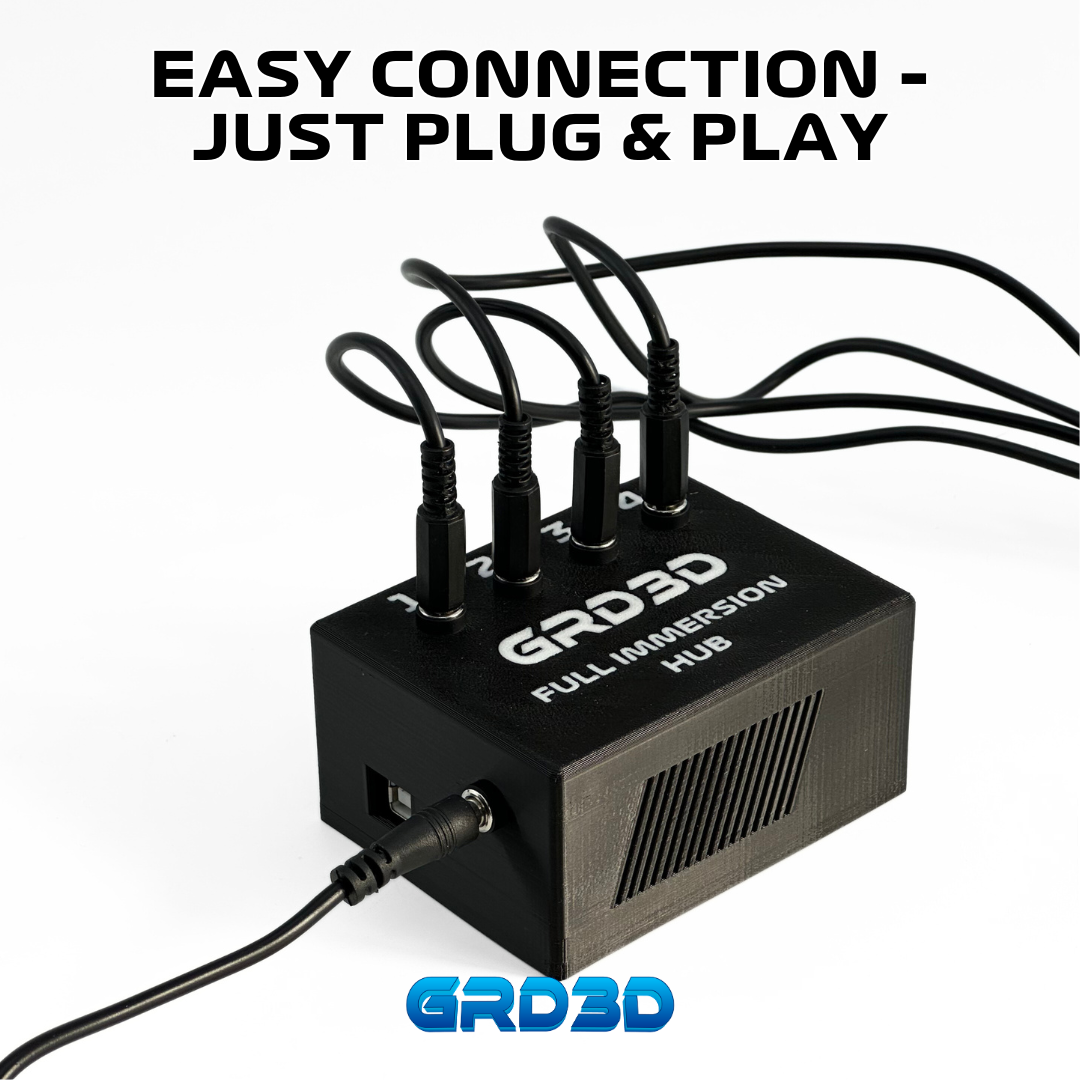 Full Immersion Hub – Modular Rumble System Controller for Sim Racing