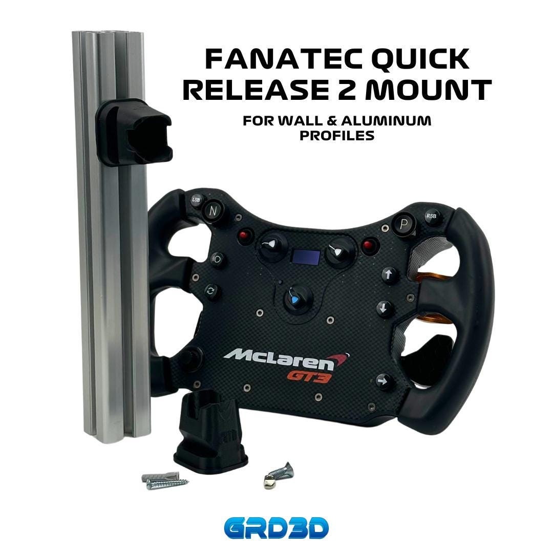Fanatec Quick Release 2 Wheel Mount for Wall & Profiles