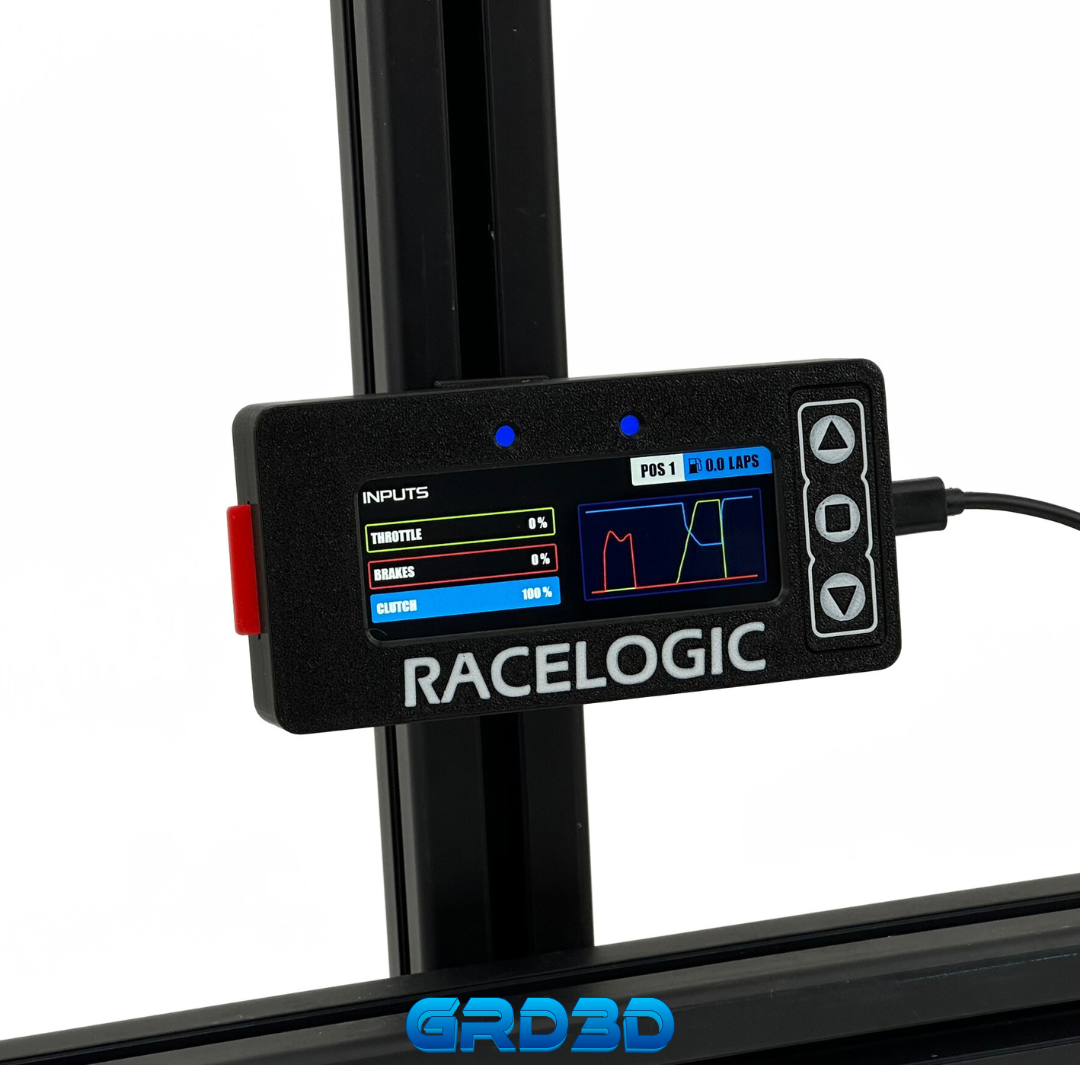 GRD3D Racelogic Lap Timer – 4” Touch Screen Display Black Version