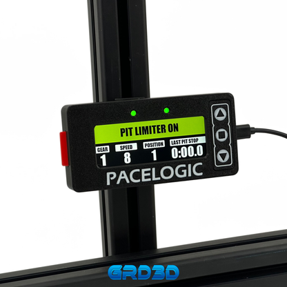 GRD3D Pacelogic Lap Timer – 4” Touch Screen Display Black Version