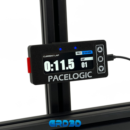 GRD3D Pacelogic Lap Timer – 4” Touch Screen Display Black Version