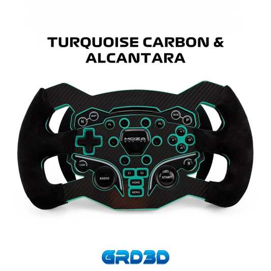 F1 Open Wheel Mod for Moza ES Turquoise Edition