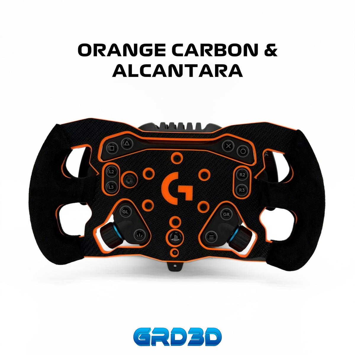 F1 Open Wheel Mod for Logitech RS50 Orange Edition