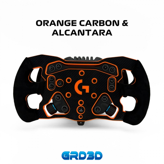 F1 Open Wheel Mod for Logitech RS50 Orange Edition