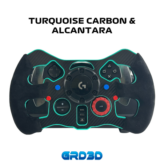 F1 Open Wheel Mod for Logitech G29 & G923 (PlayStation) Turquoise Version