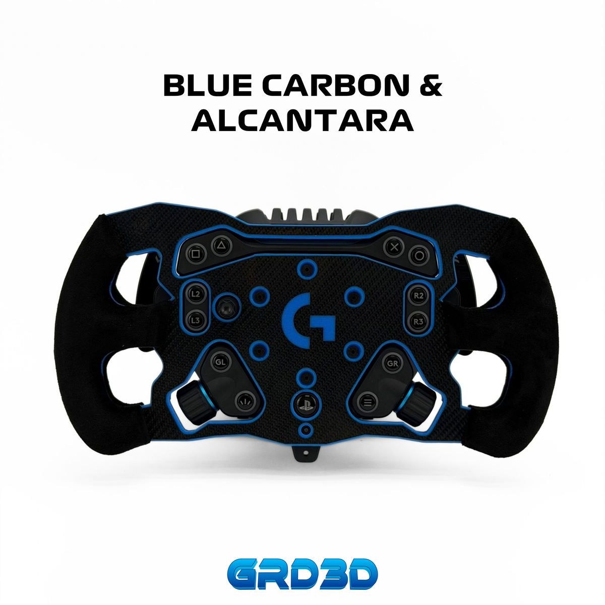 F1 Open Wheel Mod for Logitech RS50 Blue Edition
