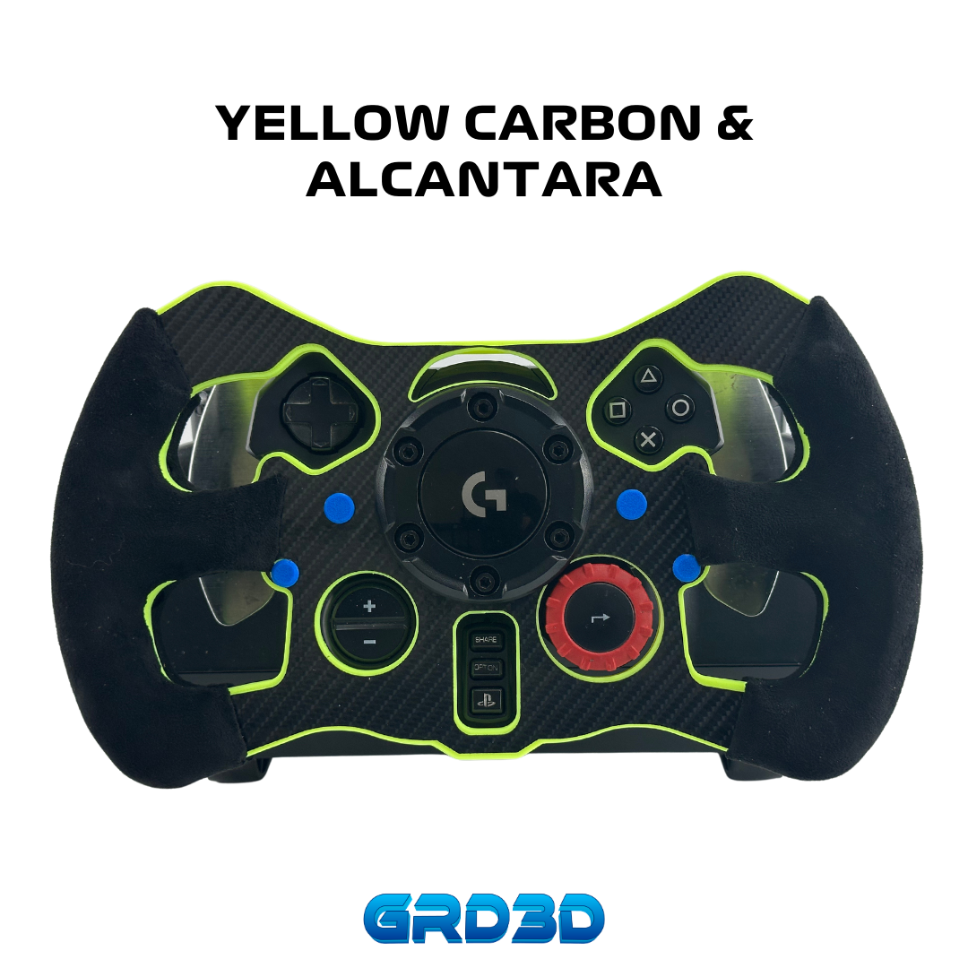 F1 Open Wheel Mod for Logitech G29 & G923 (PlayStation) Yellow Version