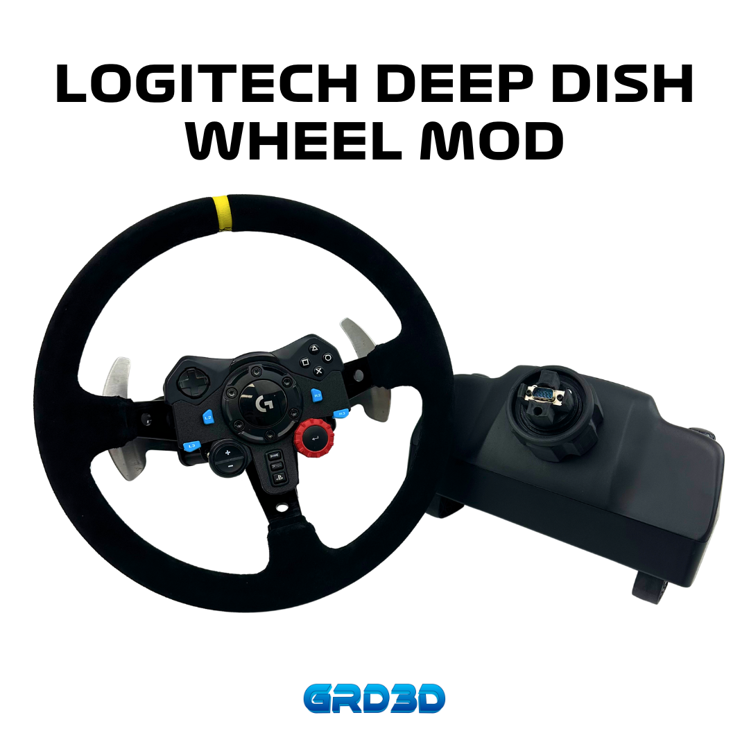 Logitech G29/G920/G923 Deep Dish Wheel Mod - Quick Release GRD3D