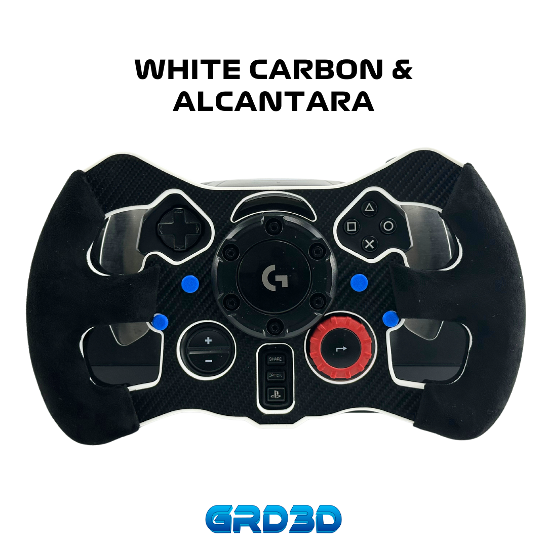 F1 Open Wheel Mod for Logitech G29 & G923 (PlayStation) White Version