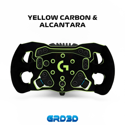F1 Open Wheel Mod for Logitech RS50 Yellow Edition
