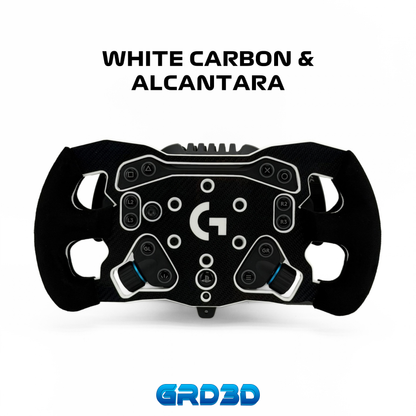 F1 Open Wheel Mod for Logitech RS50 White Edition