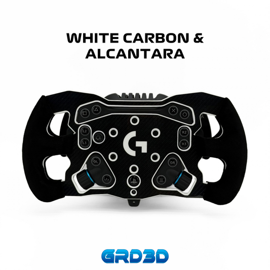 F1 Open Wheel Mod for Logitech RS50 White Edition