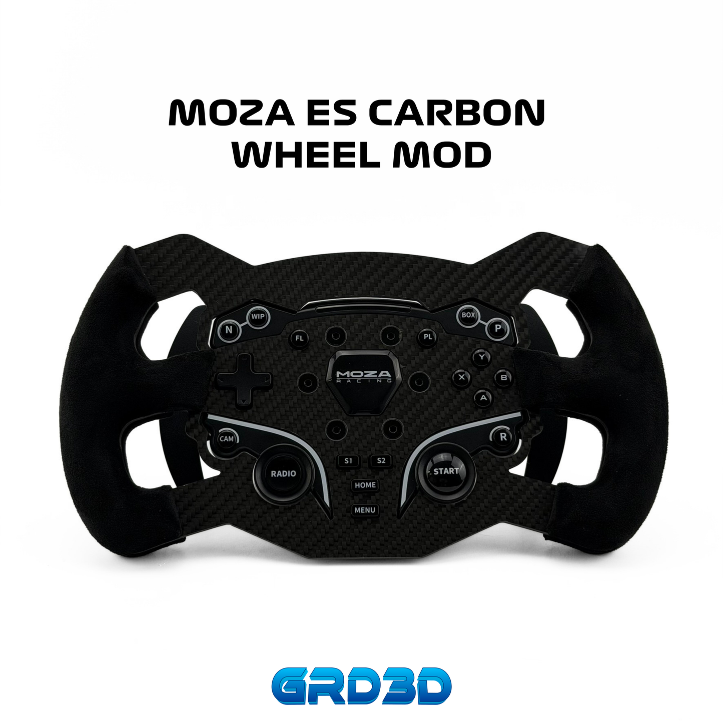 Carbon Fiber F1 Open Wheel Mod for Moza ES