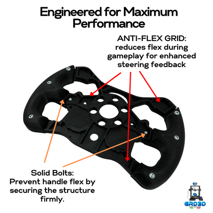 F1 Open Wheel Mod for Logitech G920 BLACK