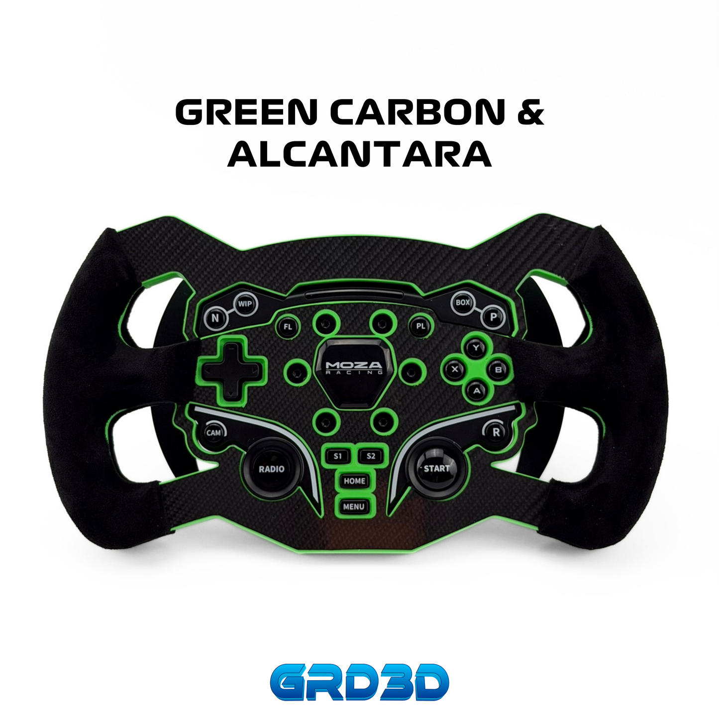 F1 Open Wheel Mod for Moza ES Green Edition