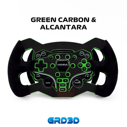 F1 Open Wheel Mod for Moza ES Green Edition