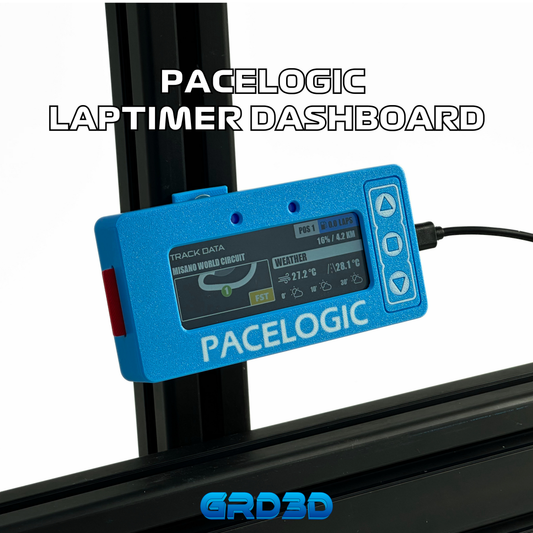 GRD3D Pacelogic Lap Timer – 4” Touch Screen Display