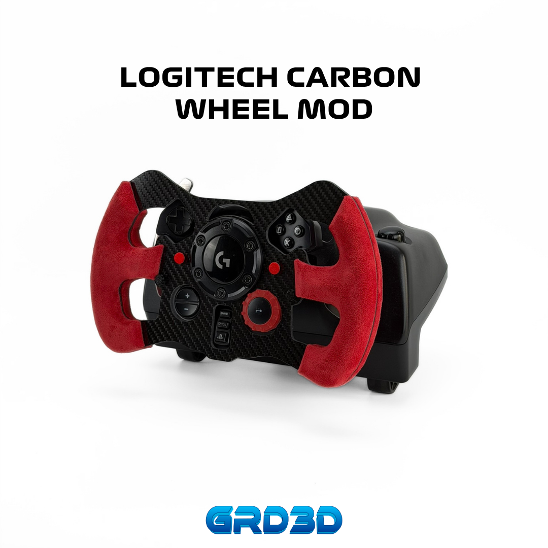 Carbon Fiber Open Wheel Mod for Logitech G29 & G923 Ferrari Edition