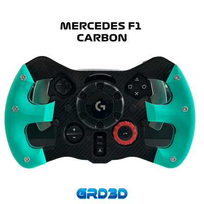 F1 Open Wheel Mod for Logitech G29 & G923 (PlayStation) Mercedes