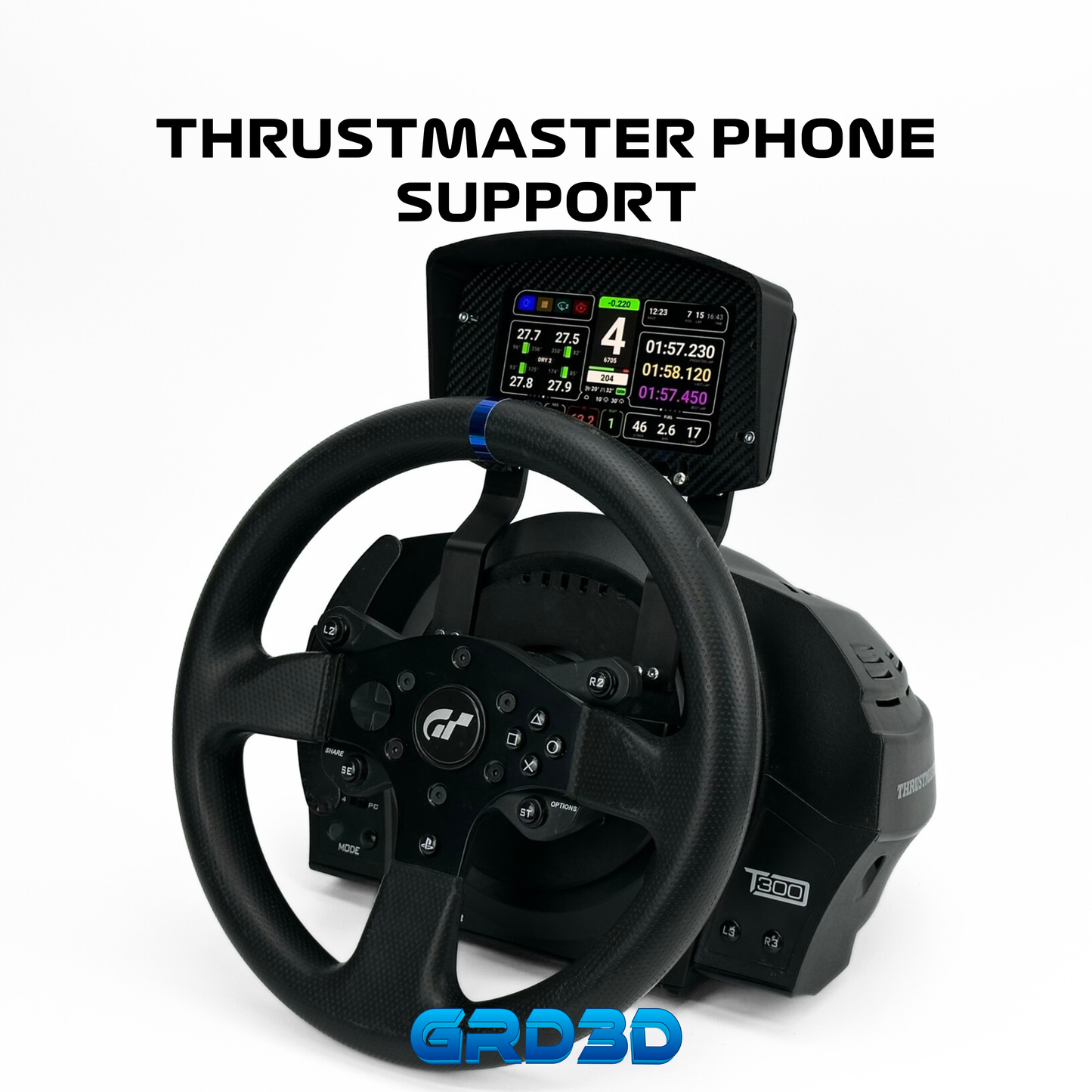 Phone Holder for Thrustmaster T300/T300rs/TX/TS-PC/t-gt/ts-xw