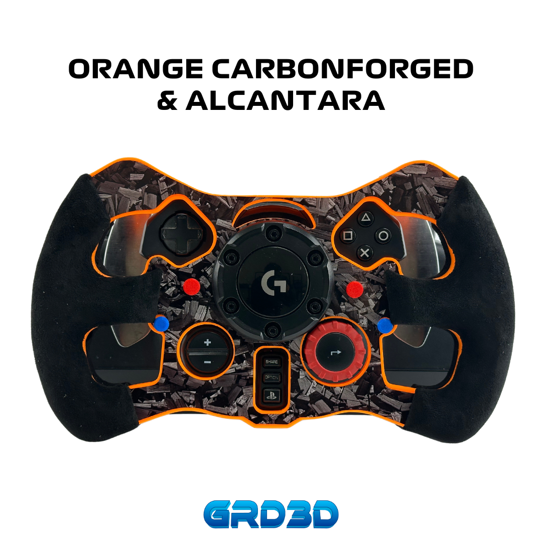 F1 Open Wheel Mod for Logitech G29 & G923 (PlayStation) Orange Version