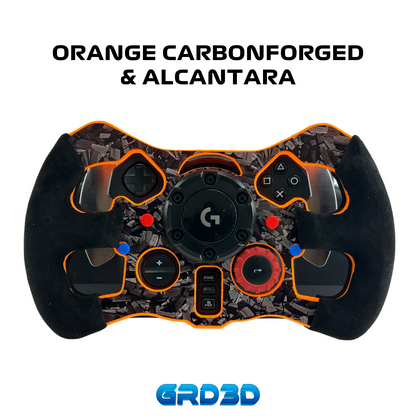 F1 Open Wheel Mod for Logitech G29 & G923 (PlayStation) Orange Version