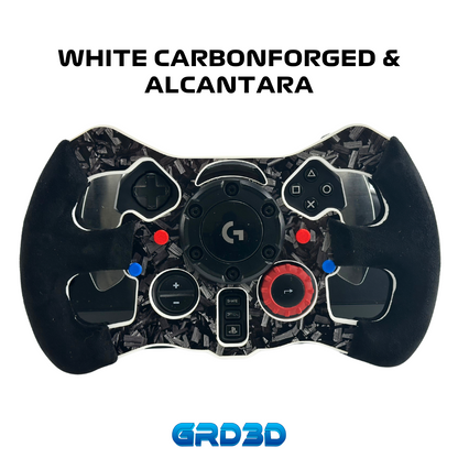 F1 Open Wheel Mod for Logitech G29 & G923 (PlayStation) White Version