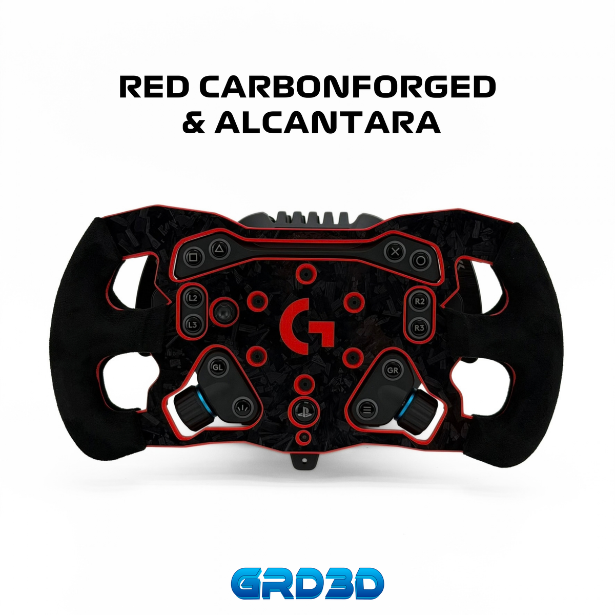 F1 Open Wheel Mod for Logitech RS50 Red Edition