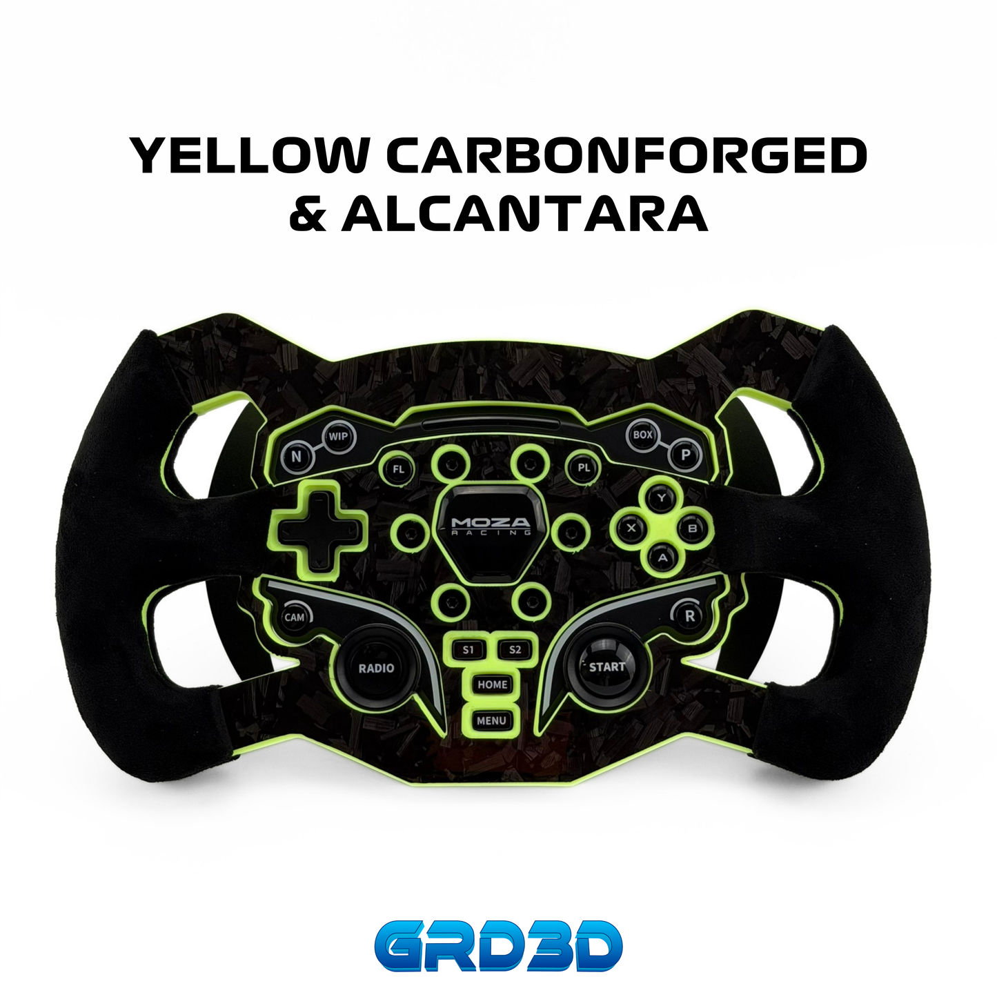 F1 Open Wheel Mod for Moza ES Yellow Edition